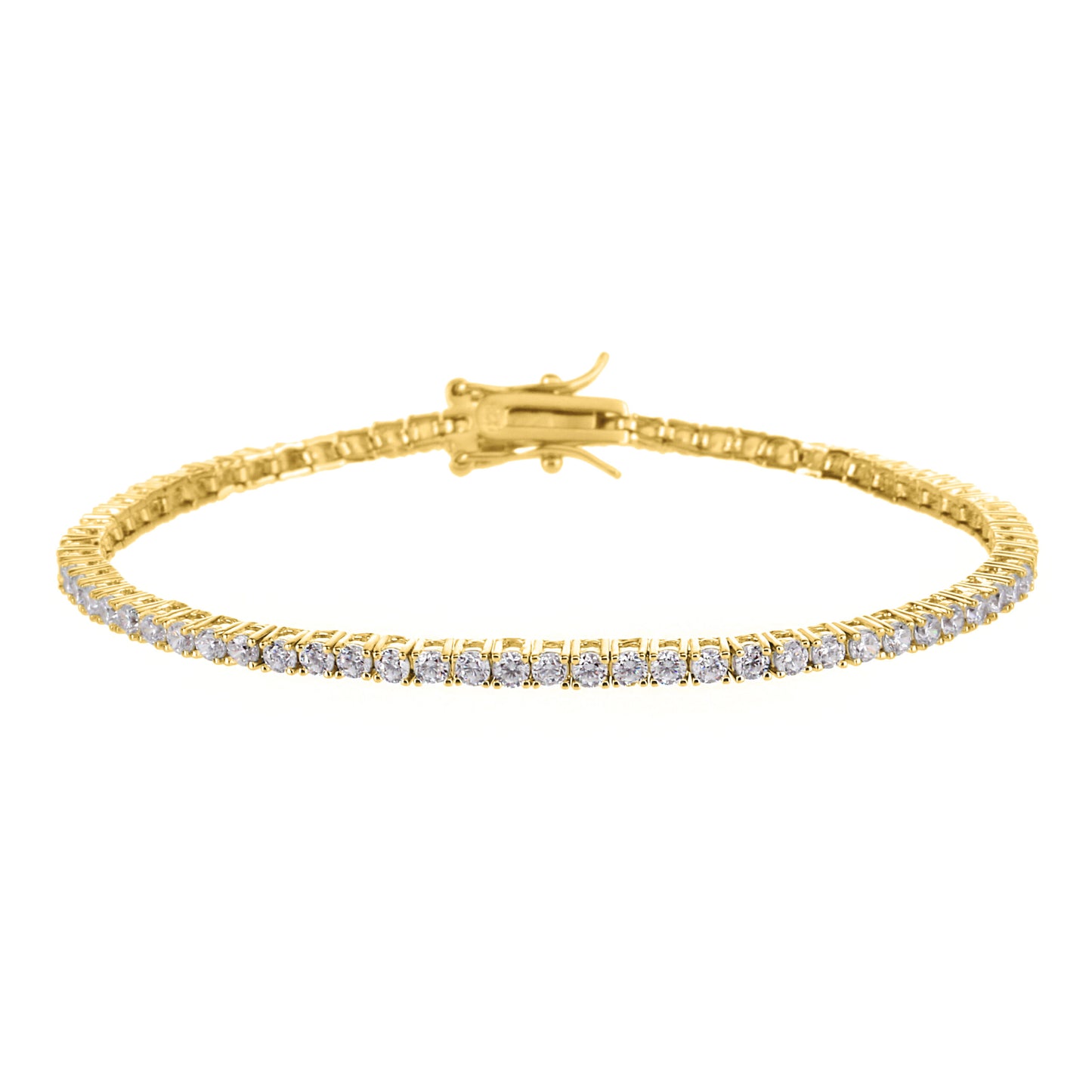 ROCCO – Tennis Bracelet | 925 Italian Silver, Rose Gold Plated