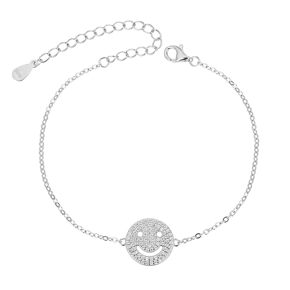 ZIV – Silver 925 Medallion Bracelet, Zirconia