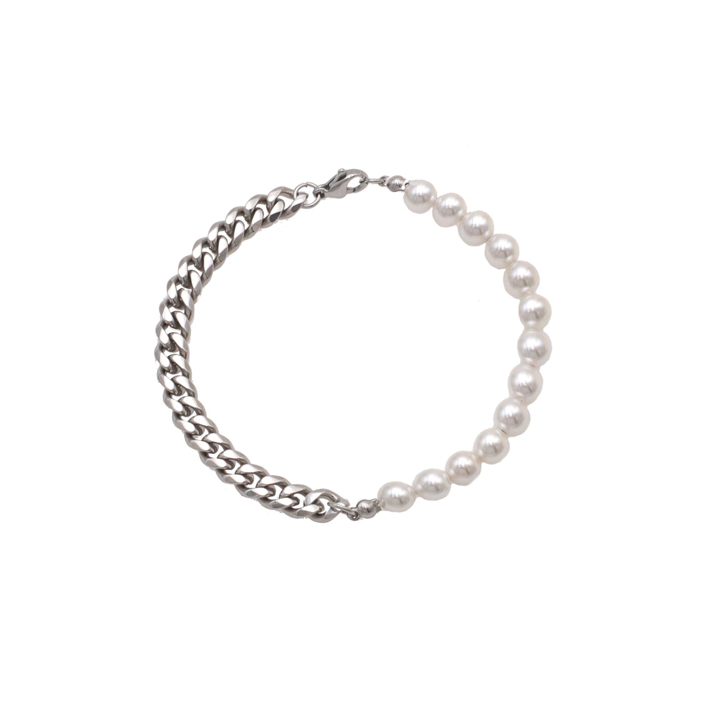 AMIR – Stainless Steel & Pearls