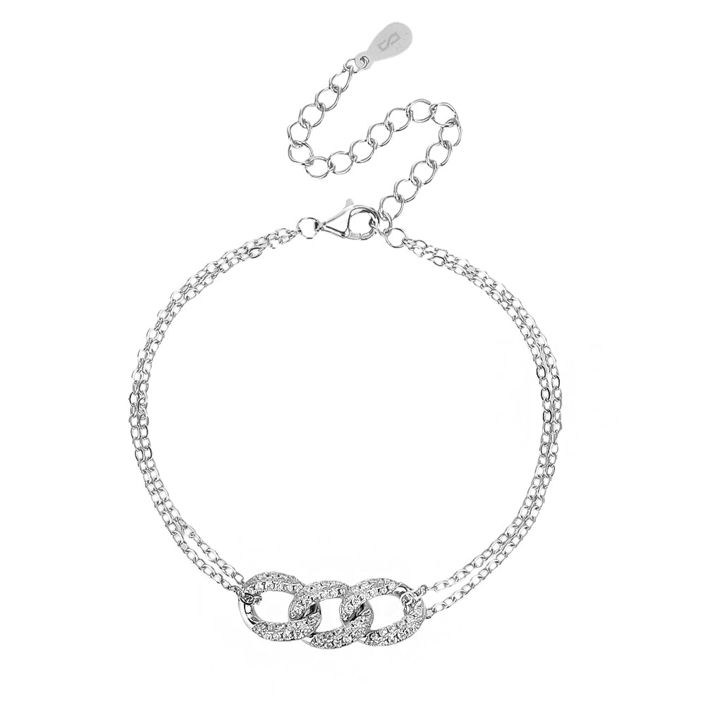 ELIA – Silver 925 Bracelet, Zirconia