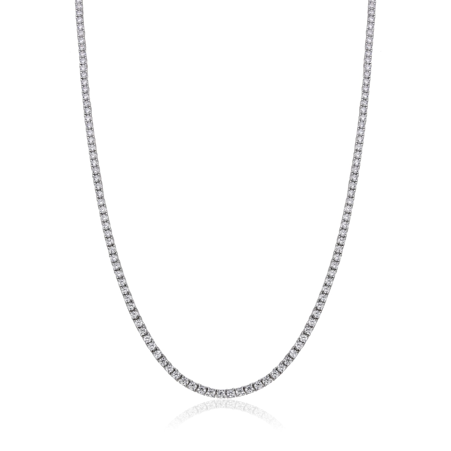 ATLAS Tennis Necklace – 925 Italian Silver