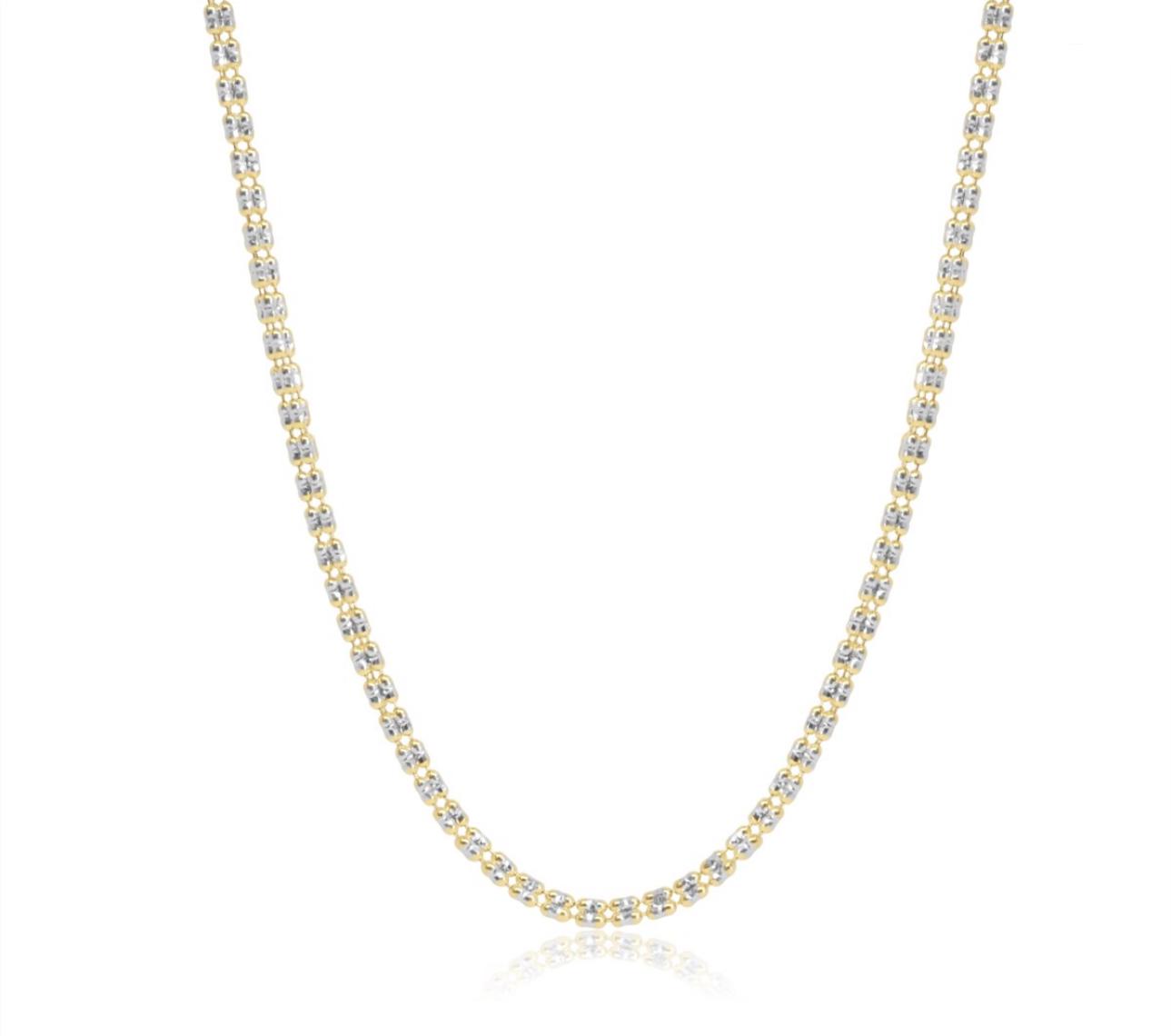 ITZHAK – Silver 925 Ice Chain (3 Rows, Laser‑Cut)