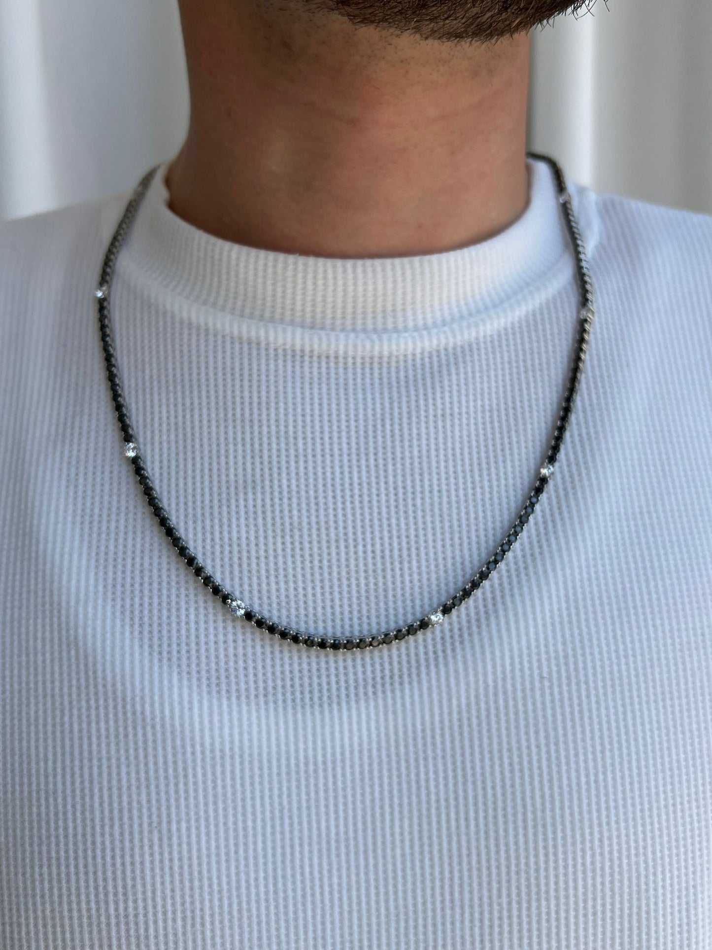 LEO – Necklace – Italian 925 Silver & Zirconia