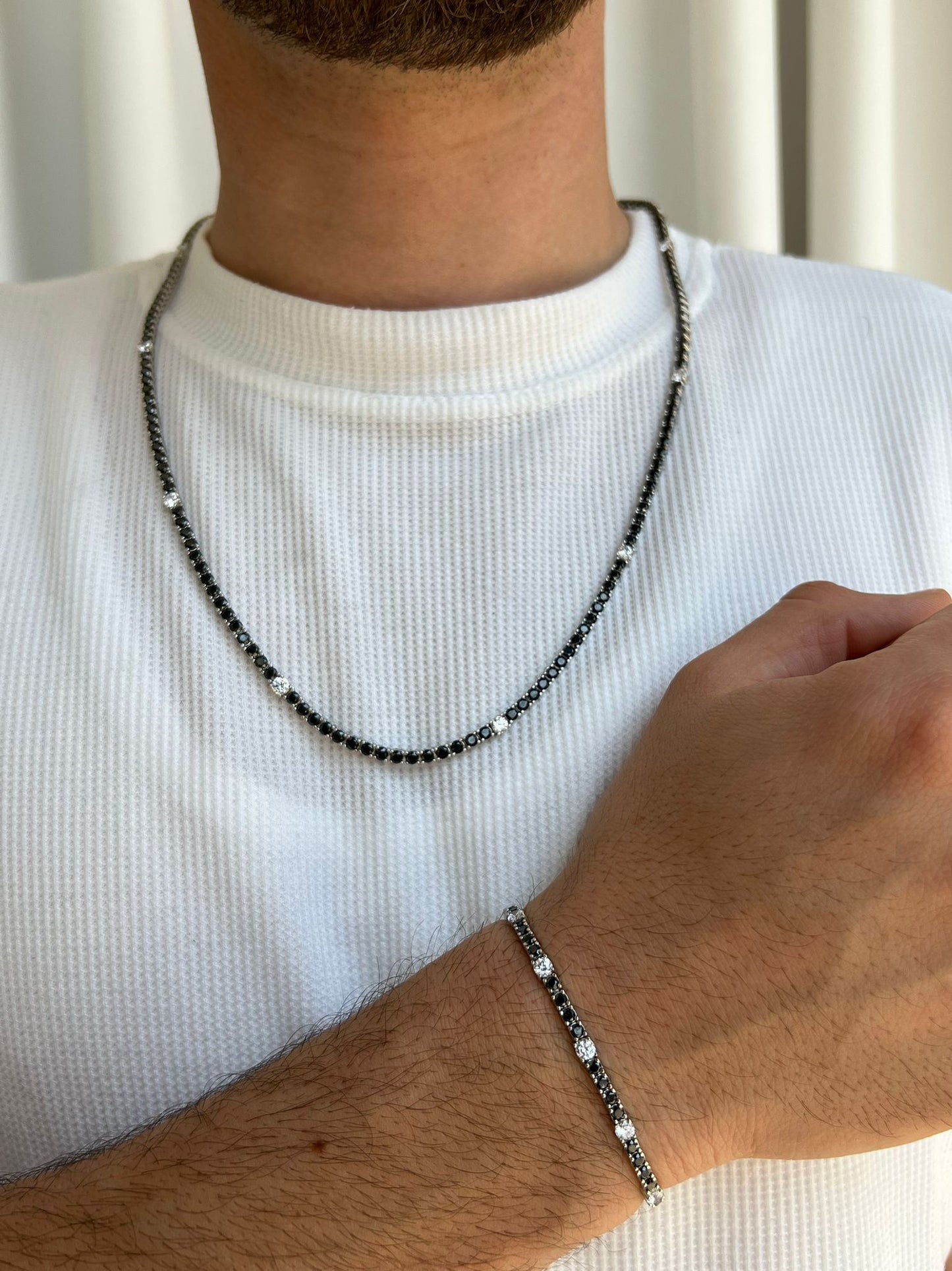 LEO – Necklace – Italian 925 Silver & Zirconia