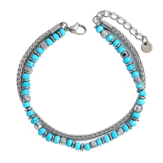 DAN – Stone Beads & Stainless Steel