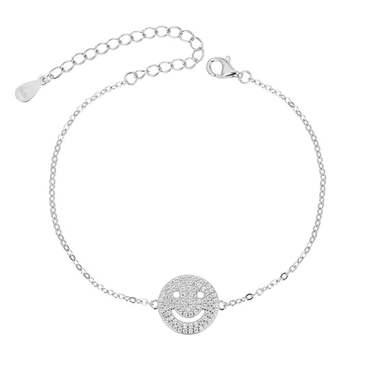 ZIV – Silver 925 Medallion Bracelet, Zirconia