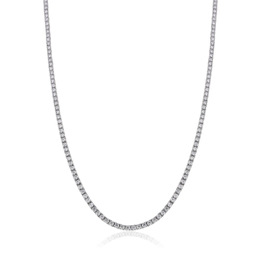 ATLAS Tennis Necklace – 925 Italian Silver