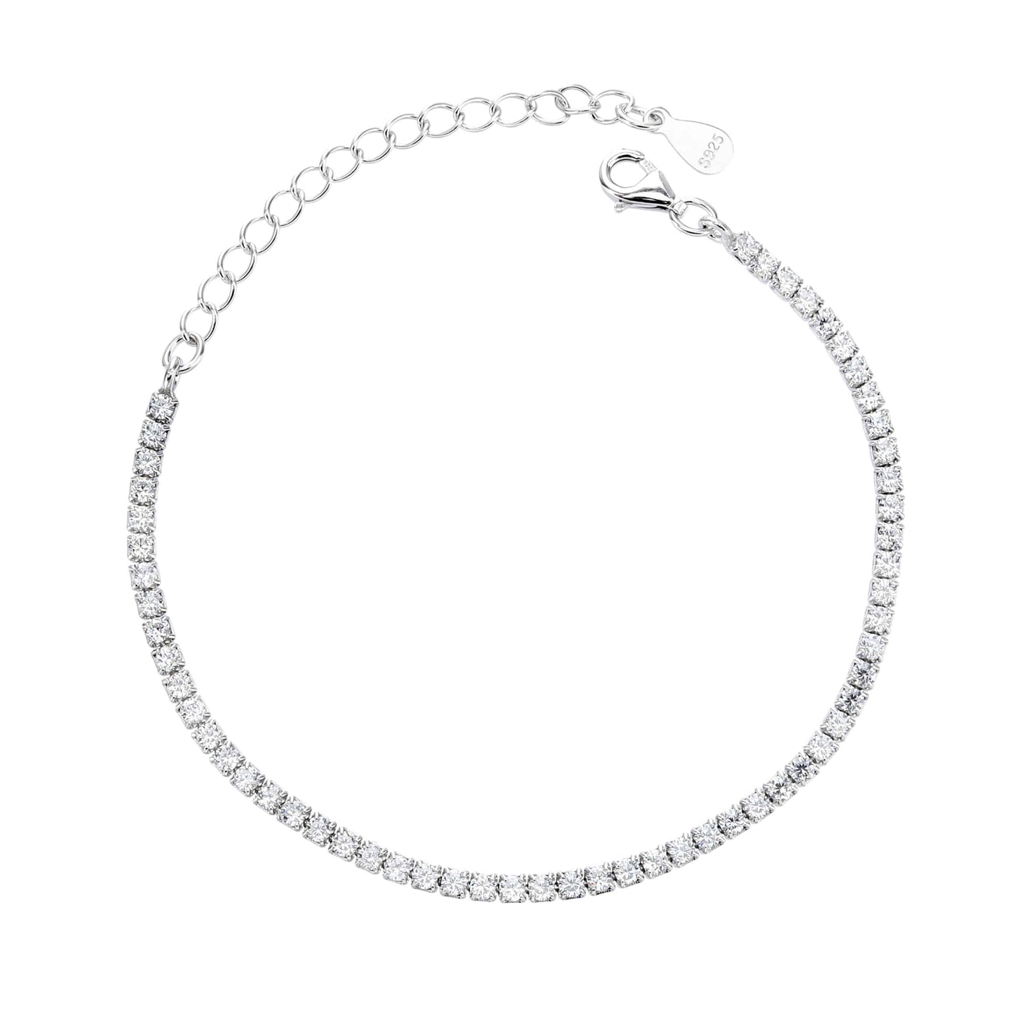 RAY Tennis Bracelet – 925 Italian Silver