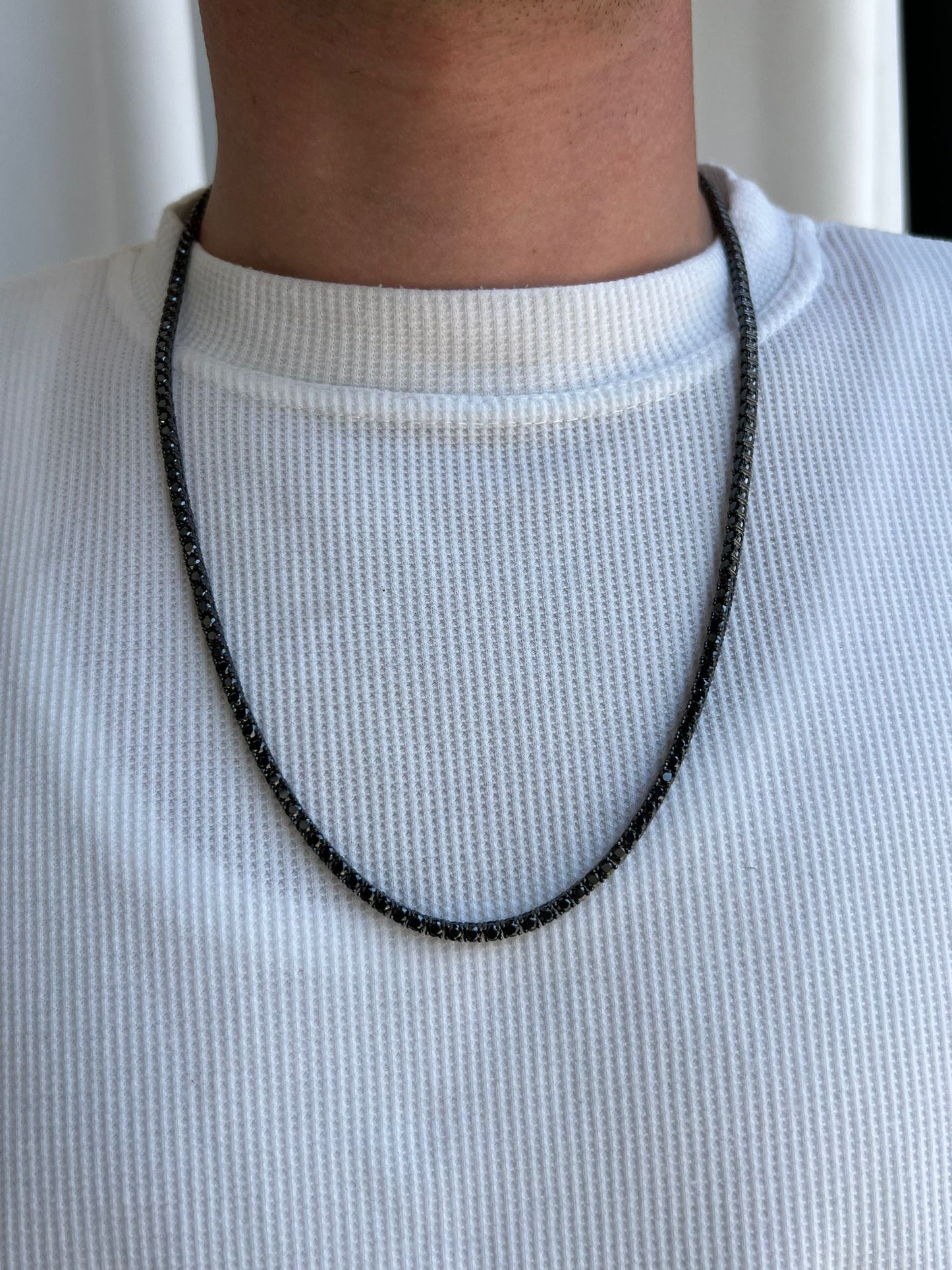 MASON – Necklace – Italian 925 Silver Coated in Rose Gold & Zirconia