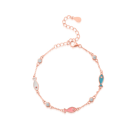 MAOR – Silver 925, Rose Gold Plated Bracelet